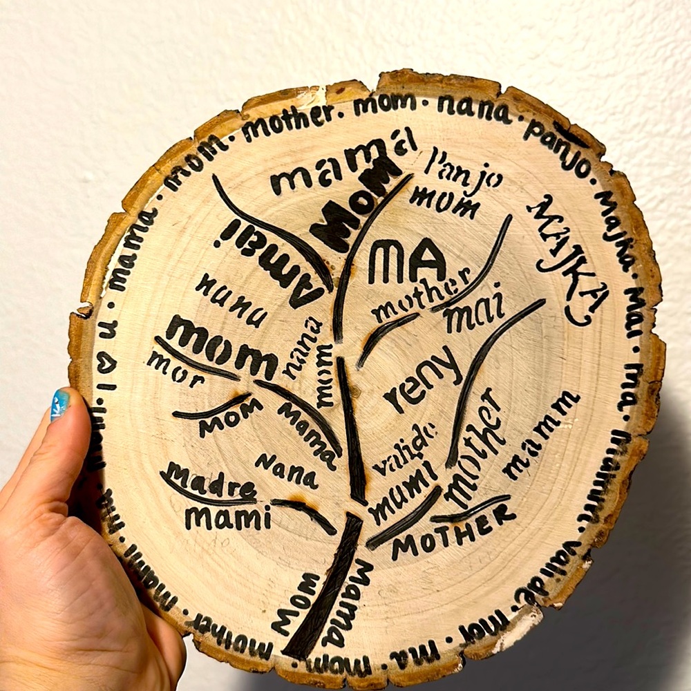 Mom Wooden Plaque